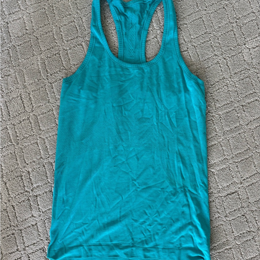 Lululemon Women's Teal Racerback Tank Top